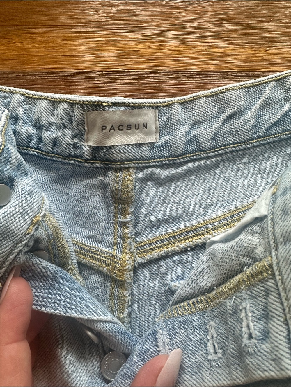 PacSun Faded Light Blue Denim Jacket